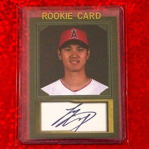 Shohei Ohtani Facsimilie Autograph Card